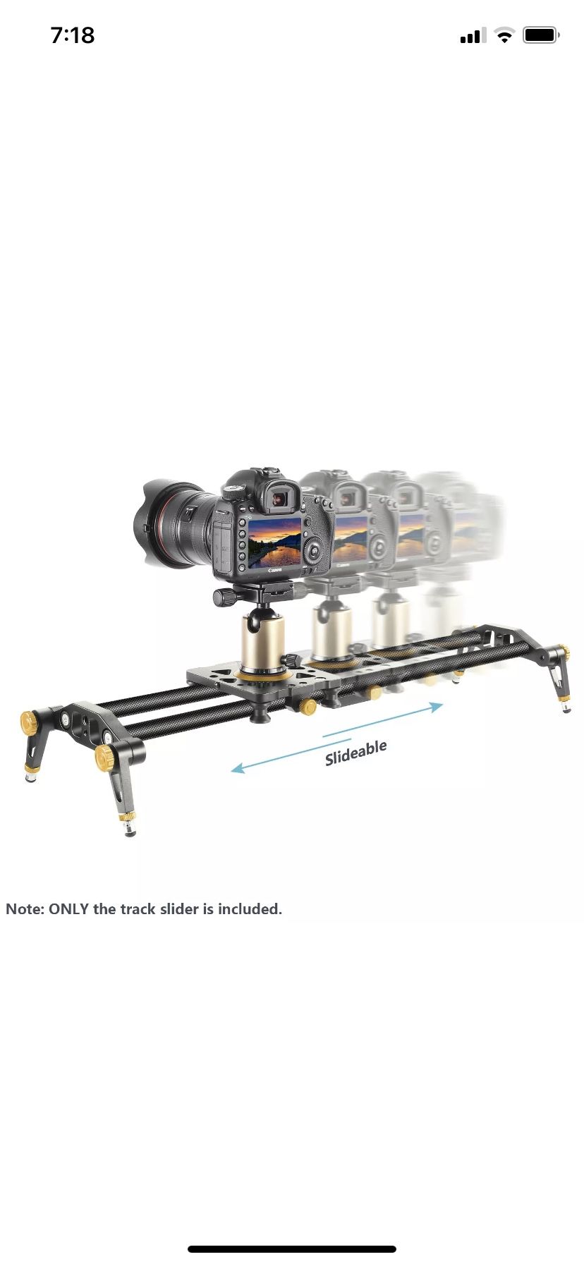 Track Slider For Camera