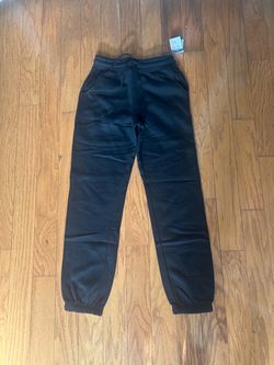 NWT Girls black  Fleece Jogger size 11/12 yrs