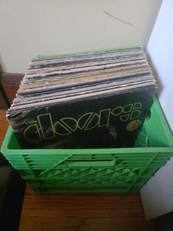 Crate of Classic Rock Records
