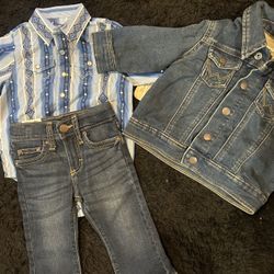 Boys Wrangler Jean Outfit