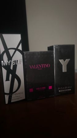 2 ysl and 1 valentino