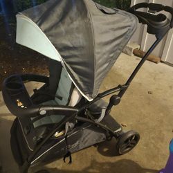 Sit And Stand Stroller (Read Description )