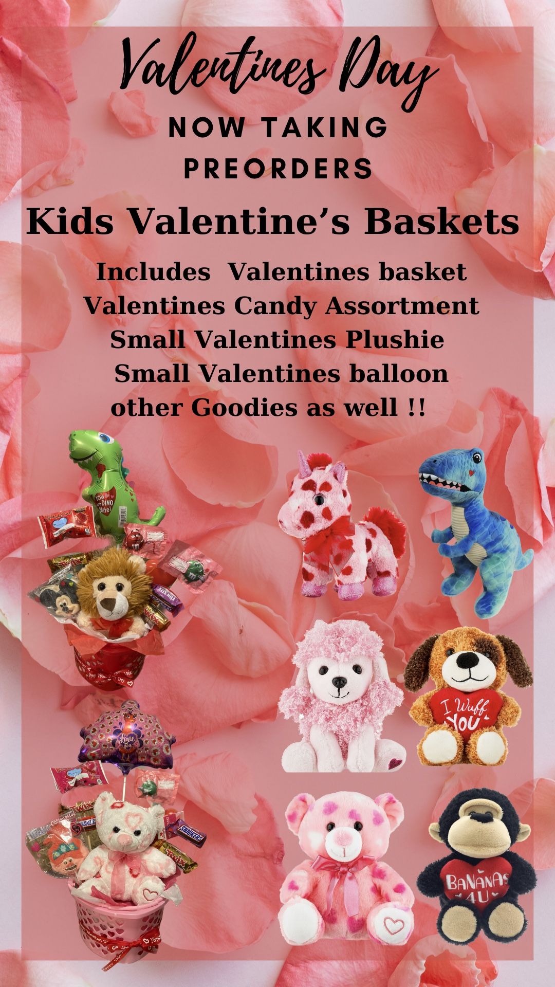 Kids Valentine’s Day Baskets 