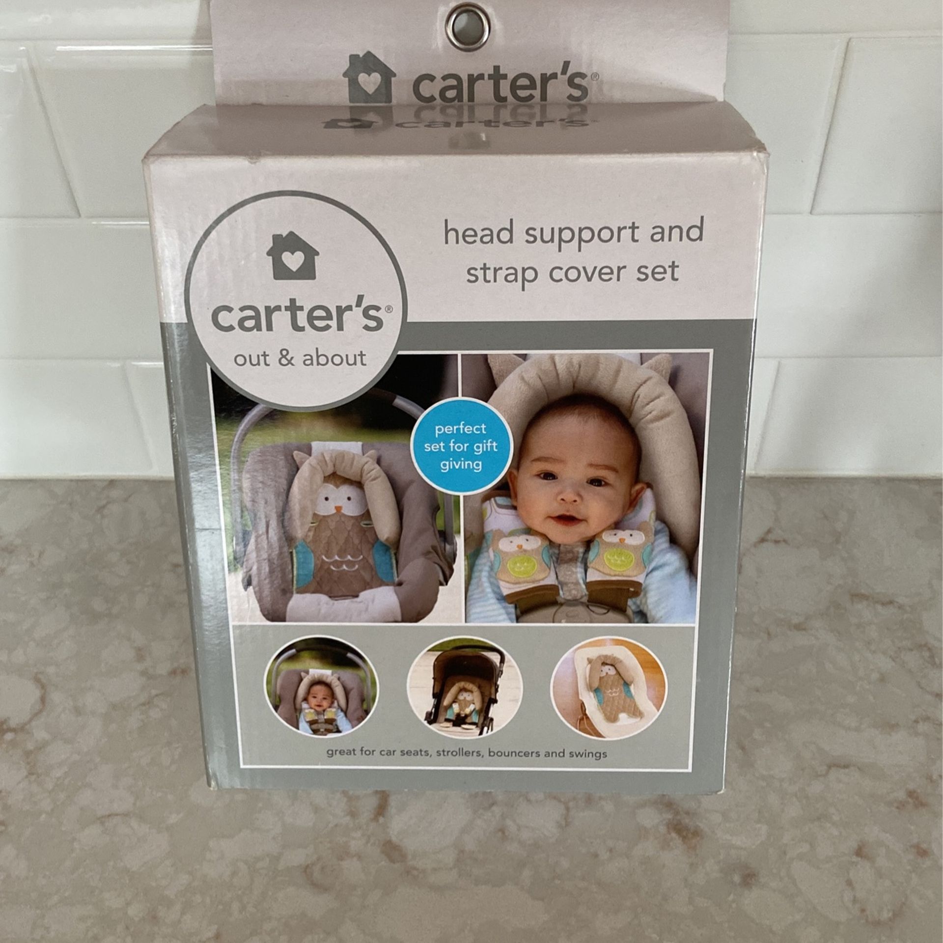 Carter’s Head Support & Strap Cover Set - NEW