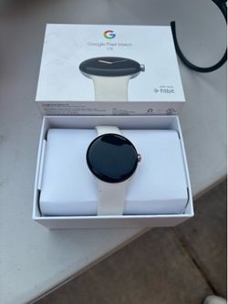 Google Pixel Watch (1st Gen) LTE + Wi-Fi (Silver/Chalk) - Unlocked