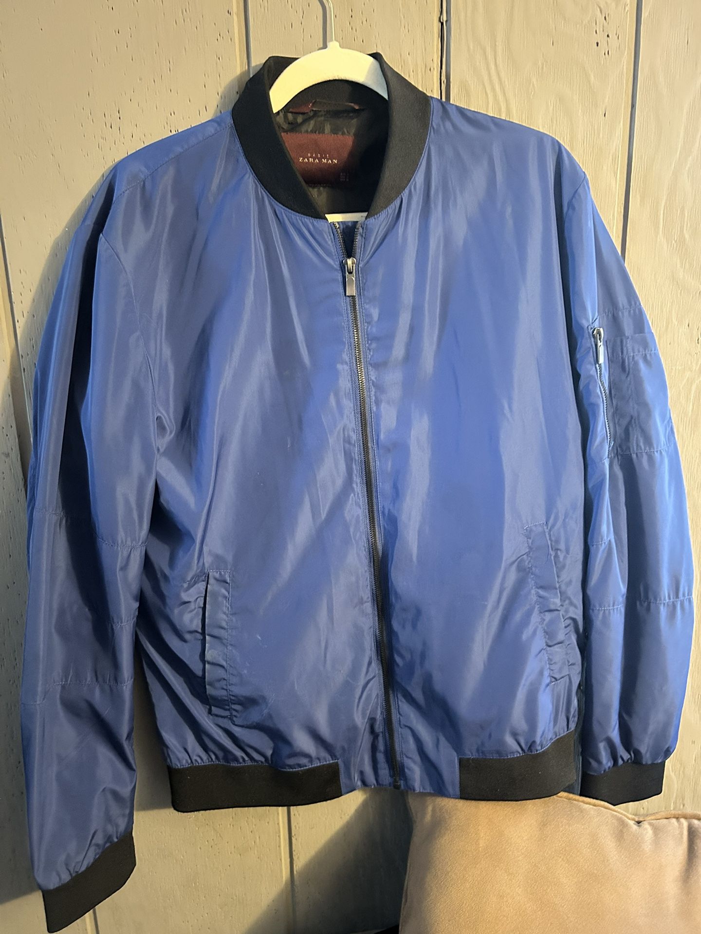 Men’s Zara Bomber Jacket Large 