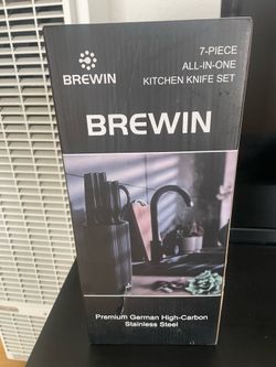BREWIN 7 Kitchen knife set NEW
