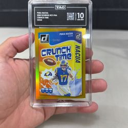 2024 Donruss Puka Nacua Crunch Time Gold /10 TAG 10 Gem Mint
