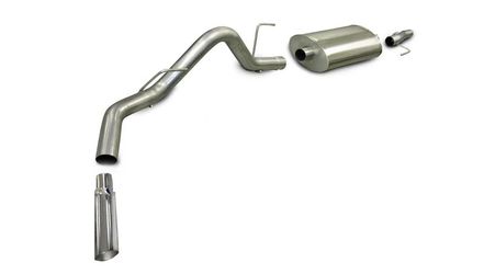 Corsa Performance Sport 3.0 in Cat-Back SSE 4.0 in Single Tip | 2005-2008 5.4L, 4.6L Ford F-150 V8