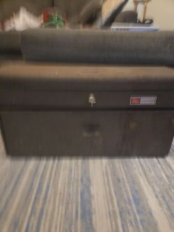 Vintage Machinists Tool Box with tools