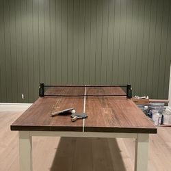 Wood Ping Pong Table 