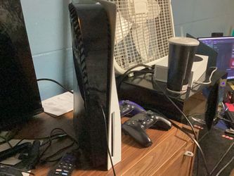 Sony PlayStation 5 Console, 2 controllers, and headset for sale