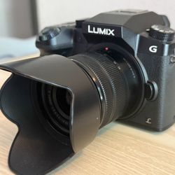 Panasonic Lumix G7 Mirrorless Camera Bundle + 2 Lenses, 4 Batteries – Like New