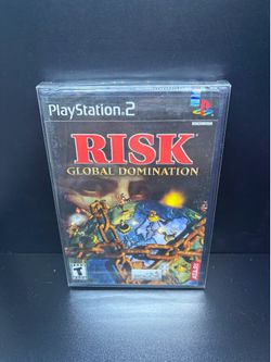 PS2 Risk Global Domination New 1st Print Black Label Sealed w/ Case Protector