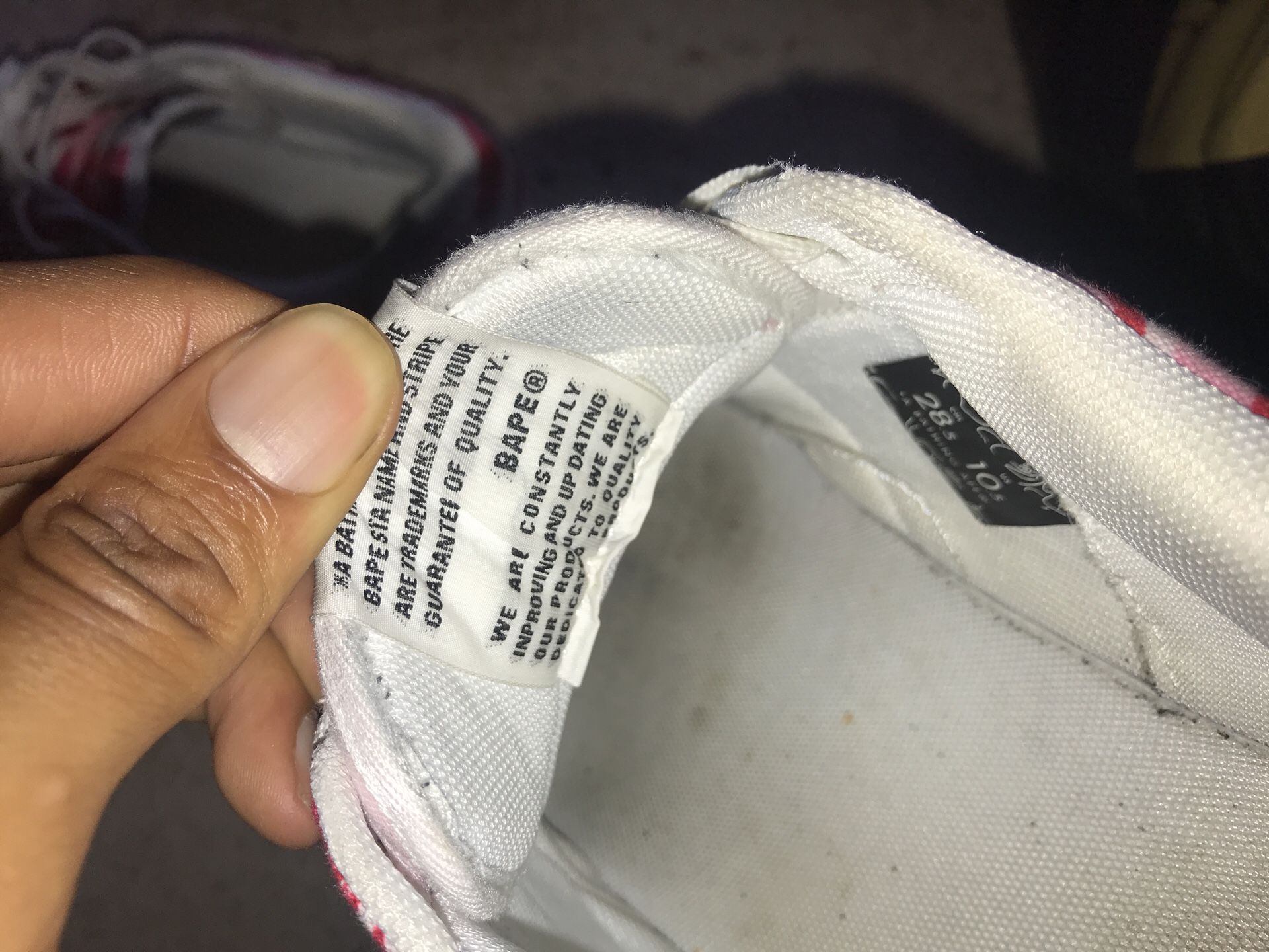 Pink Bapestas sz 10.5 for Sale in Suffolk, VA OfferUp