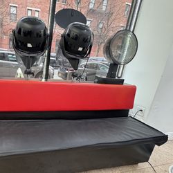 Hairdryer stations With Seatings And Storage 