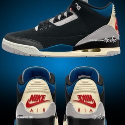 Jordan 3 Rare Air size 10.5
