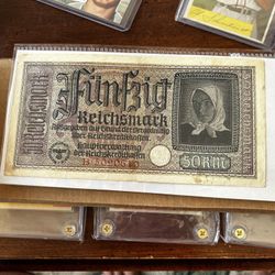 Old Ww2 Reichsmark 50 