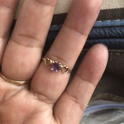 10k Real Yellow Gold Ring 