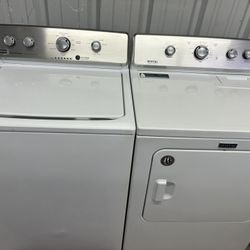 Maytag Top Load Electric Washer And Dryer Set