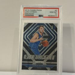 2018 Panini Prizm Luka Doncic Emergent #3 PSA 10 