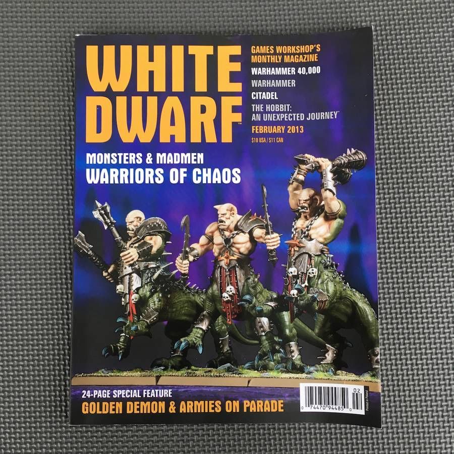 Games Workshop White Dwarf Warhammer 40,000 Book Feb 2013