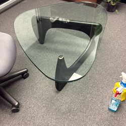 Modern glass table