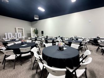 Black Table Linen