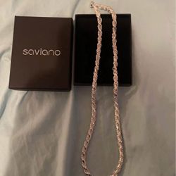 Heavy duty Italian silver chain