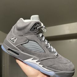 Jordan 5 Wolf Gray Cool Grey Size 10.5