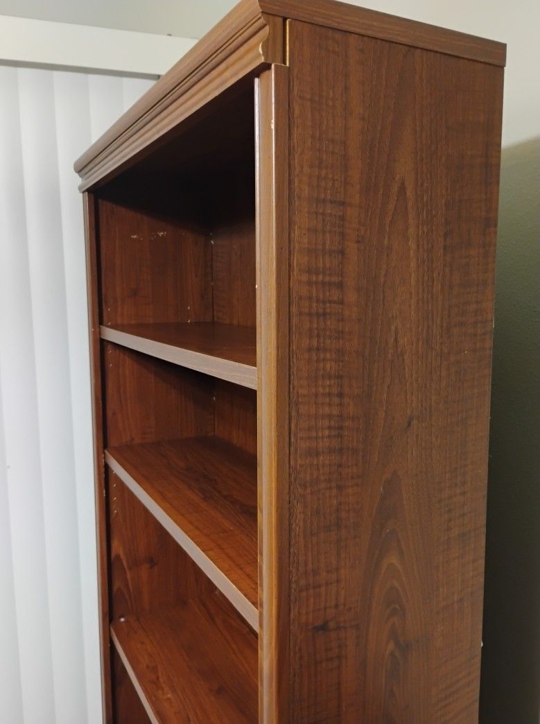 Tall Wood Bookcase