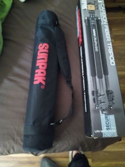 Sunpak 64" carbon fiber tripod