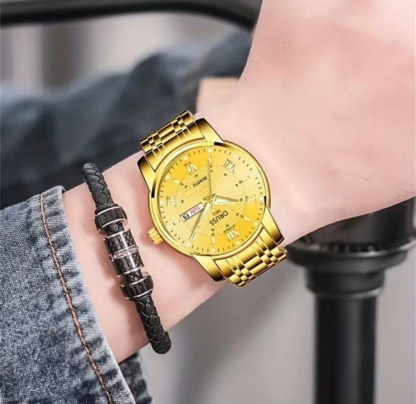 ORUSS High-Grade Waterproof Glow-in-the-Dark Trendy Sports Men's Watch