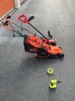 Used Drill, Lawnmower, edge trimmer