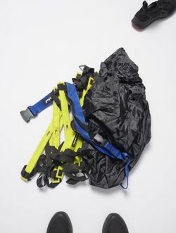 Parachute withAdjustable Nylon Running Belt w/ Buckle Closure - training ladder.