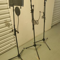 3 Professional Mic Stands