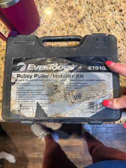 EverTough 67010 Pulley Puller & Installer Kit Power Steering Pump Tool Set