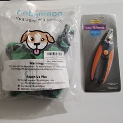 SMALL DOG HARNESS AND CLIPPERS 