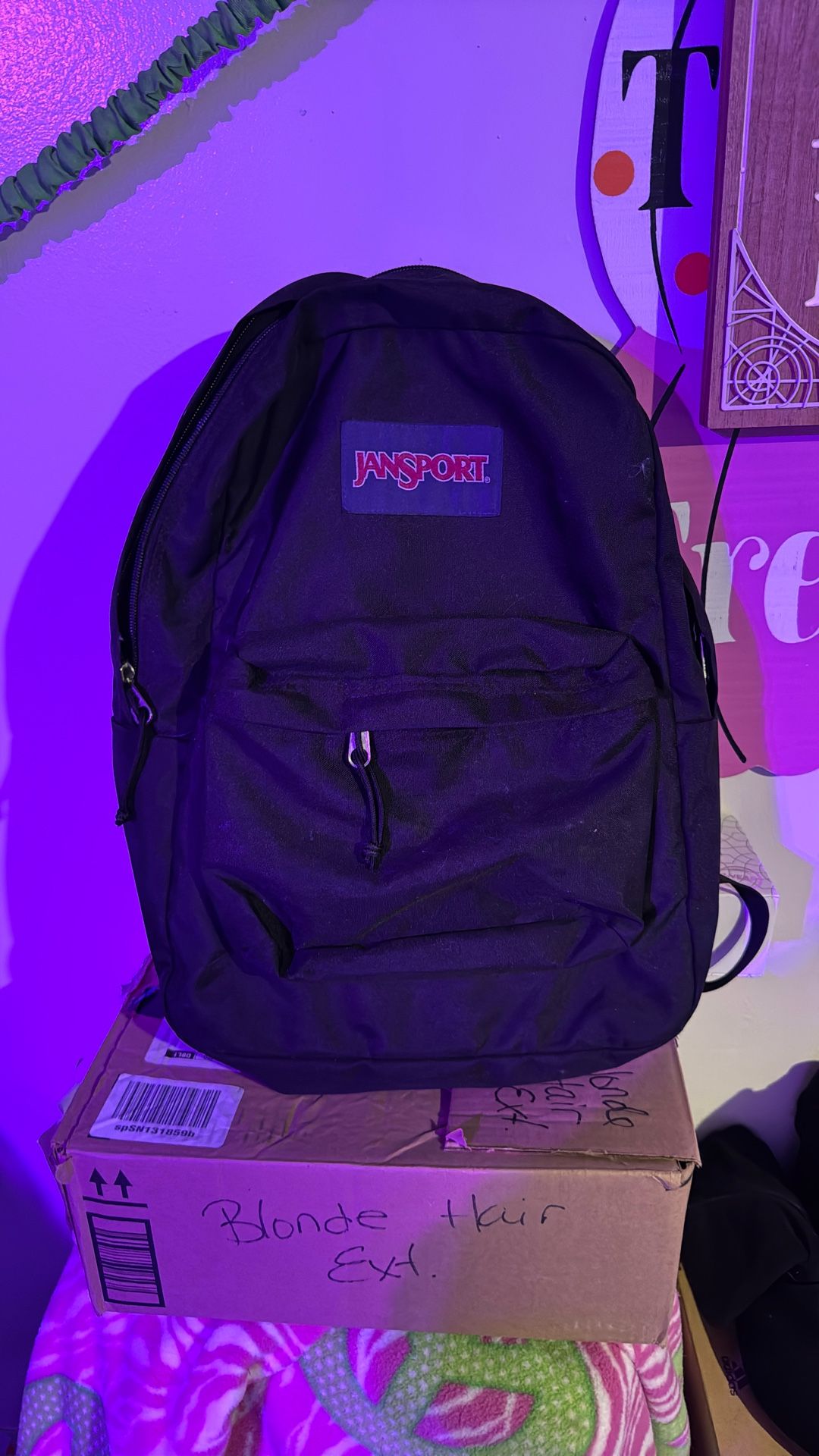 Black Jansport Bookbag