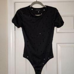 JLuxLabel Distressed Bodysuit