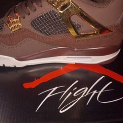 Brand New Hennessy Brown Jordan's 4 Size 7,8