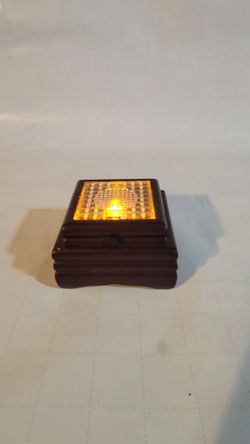 Stationary Led Light Base - Laser Crystal Light Stand Excellent Condition The Stationary LED Light Base is a versatile and stylish decorative piece th