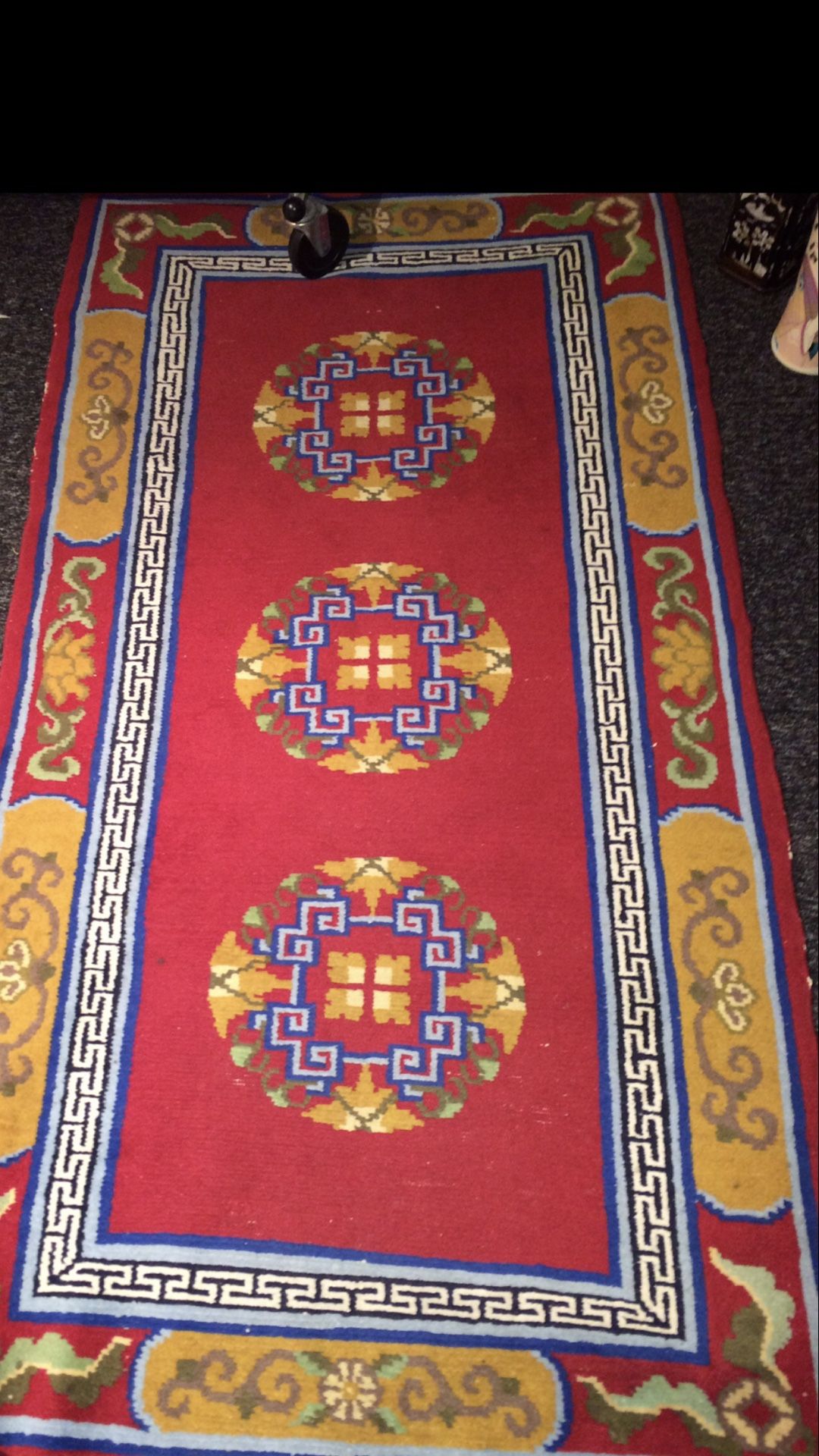 VINTAGE CHINESE RUG 