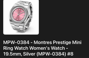 Ring watch