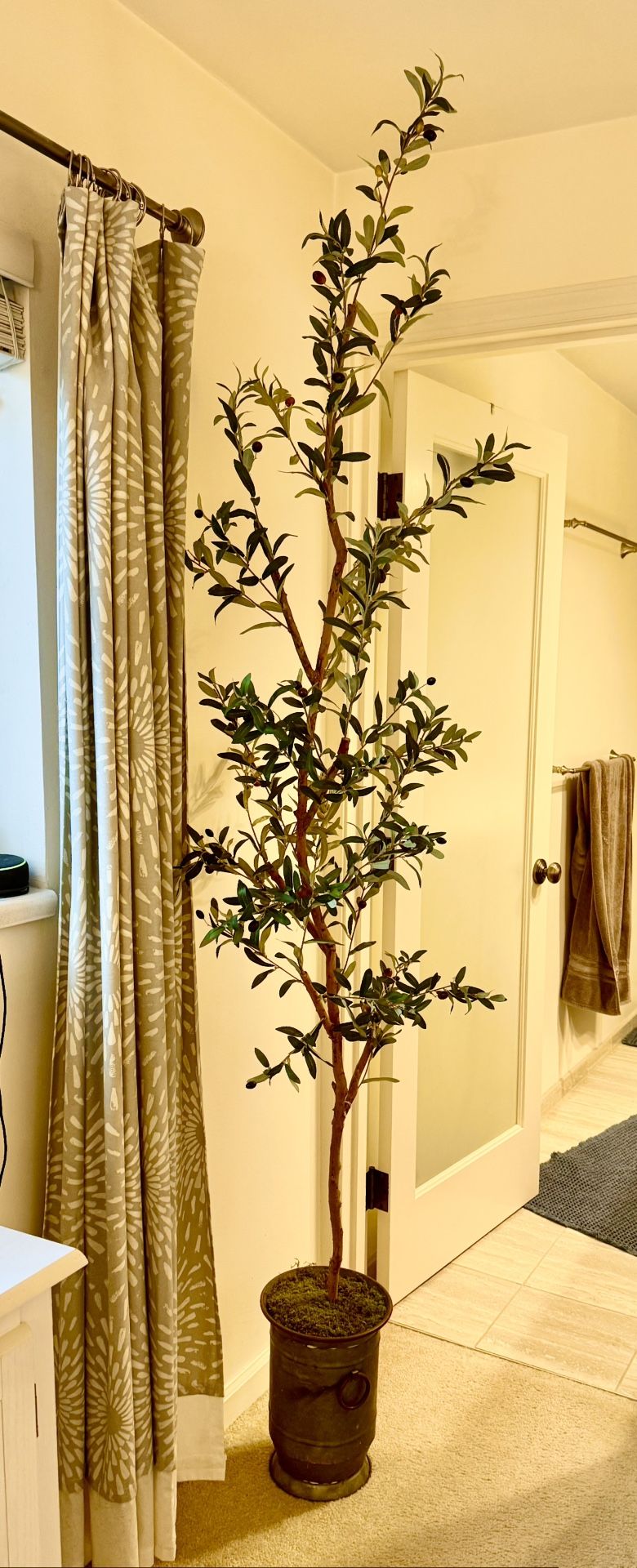 7ft Tall Artificial Olive Tree