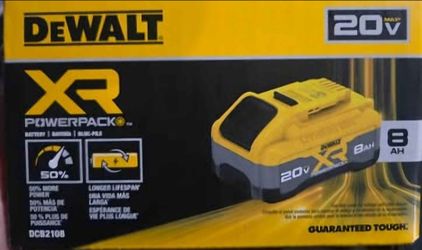Dewalt Powerpack 8ah battery new in box
