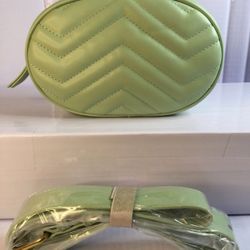 Women Waterproof PU Leather Belt Bag Fanny Pack Crossbody Bumbag