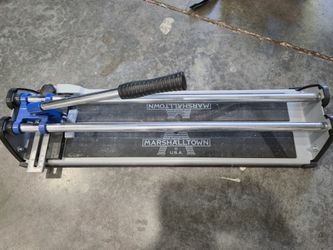 MARSHALLTOWN 17" Tile Cutter with 5/8" Tungsten Carbide Scoring Wheel Blade for Ceramic & Porcelain