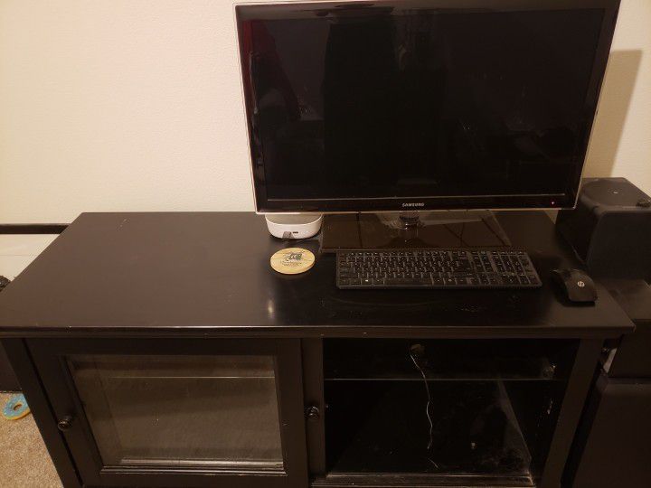 Black TV Stand