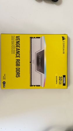 Title: Corsair Vengeance RGB DDR5 32GB 6000MHz RAM – White